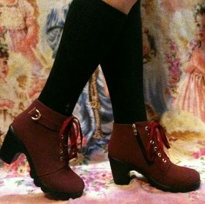 Burgundy Ankle Boot